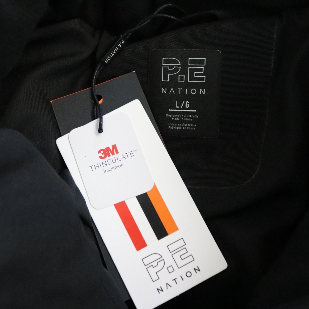 NWT P.E Nation Chamonix Snow Jacket Large Black Pink Colorblock Ski Insulated - Picture 11 of 14